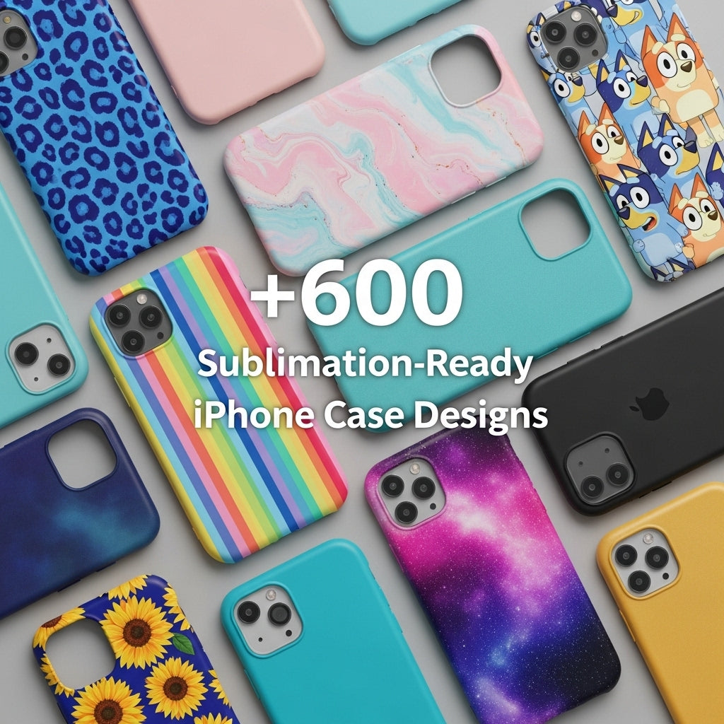 600+ Sublimation-Ready iPhone Case Designs